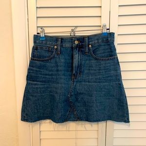 Madewell Denim Skirt Sz 26